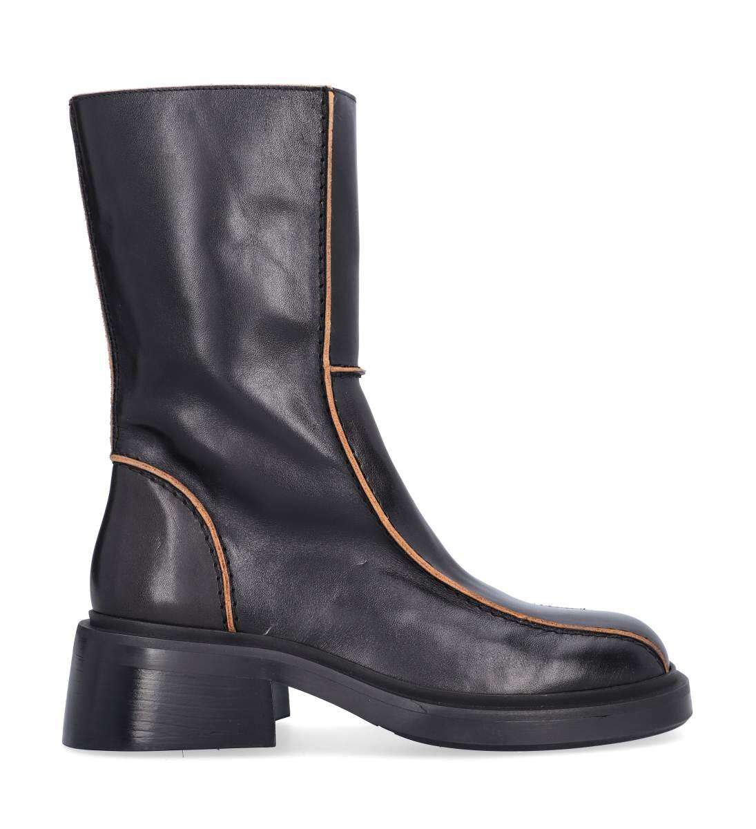 B1190 Kontrast støvler - Black Redwood 700